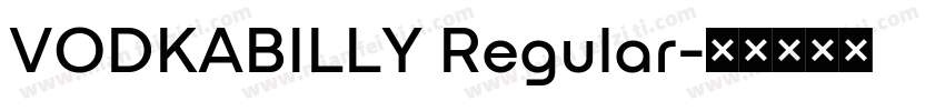 VODKABILLY Regular字体转换